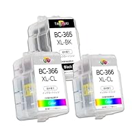 Amazon.co.jp: BC-365XL 1個+BC-366XL 2個セット 詰め替えインク